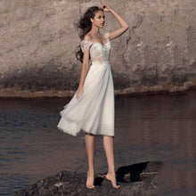 Load image into Gallery viewer, Boho Short Wedding Dresses Off The Shoulder
