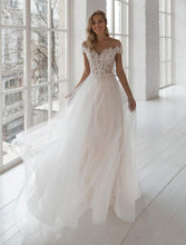 Load image into Gallery viewer, A-line Bohemian Wedding Dresses