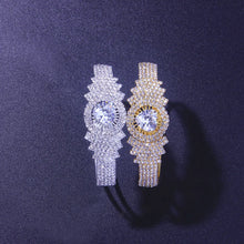 Load image into Gallery viewer, Bling Crystal Heart Bangle Bracelet
