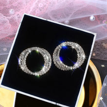Load image into Gallery viewer, Luxury Micro Paved Dazzling Classic Women Stud Earrings Silver
