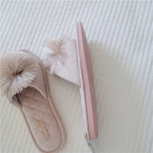 Load image into Gallery viewer, New Fish Mouth Fringed Ball Slippers
