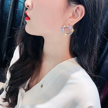 Load image into Gallery viewer, Luxury Micro Paved Dazzling Classic Women Stud Earrings Silver
