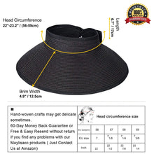 Load image into Gallery viewer, Women Summer Visors Hat

