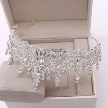 Load image into Gallery viewer, Luxury  Rhinestone Tiaras Crown

