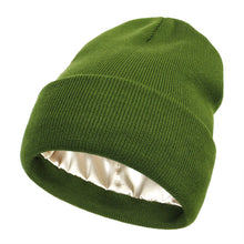 Load image into Gallery viewer, Silk Satin Lined Beanies  Hats
