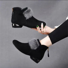 Load image into Gallery viewer, Plush Warm Women&#39;s Boots Low Heel
