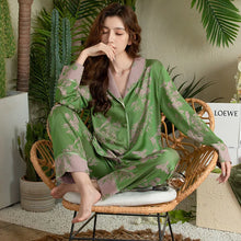 Load image into Gallery viewer, Green Cardigan Pajamas
