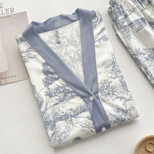 Load image into Gallery viewer, Ice Silk Print Fashion Women Pajama
