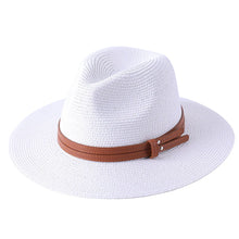 Load image into Gallery viewer, Natural Panama Straw Hat
