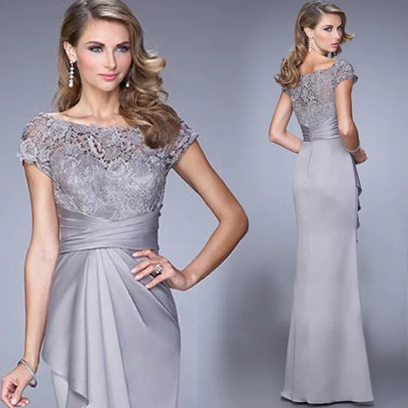 Women Mermaid Bridesmaid  Prom Dress