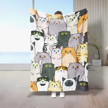 Load image into Gallery viewer, Heart Print Blanket
