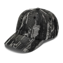 Load image into Gallery viewer, Vintage distressed washed denim baseball cap
