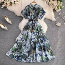 Load image into Gallery viewer, French Retro Shirt Dress
