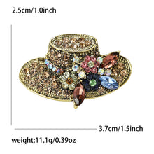 Load image into Gallery viewer, Luxury Rhinestone Sun Hat Brooches
