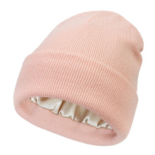 Load image into Gallery viewer, Silk Satin Lined Beanies  Hats
