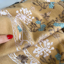 Load image into Gallery viewer, Cashmere Scarf Embroidery
