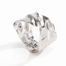 Load image into Gallery viewer, Hollow Out Wide Cuff Bracelet Leaves Shape
