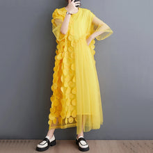 Load image into Gallery viewer, Spliced Polka Dot Vintage Dresses
