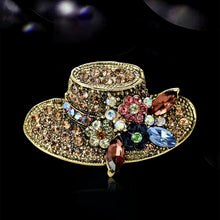 Load image into Gallery viewer, Luxury Rhinestone Sun Hat Brooches
