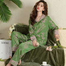 Load image into Gallery viewer, Green Cardigan Pajamas
