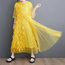 Load image into Gallery viewer, Spliced Polka Dot Vintage Dresses
