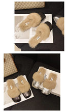 Load image into Gallery viewer, Warm Non Slip Plush  Half Slippers
