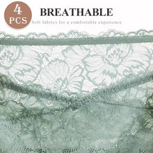 Load image into Gallery viewer, 4pcs High Waisted Panties  Jacquard  Hip Lifting &amp; Shaping
