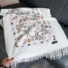 Load image into Gallery viewer, Cashmere Scarf Embroidery
