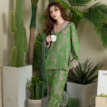 Load image into Gallery viewer, Green Cardigan Pajamas
