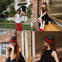 Load image into Gallery viewer, Natural Panama Straw Hat
