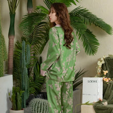 Load image into Gallery viewer, Green Cardigan Pajamas
