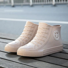 Load image into Gallery viewer, Warm Womens Rain Shoes With Fur
