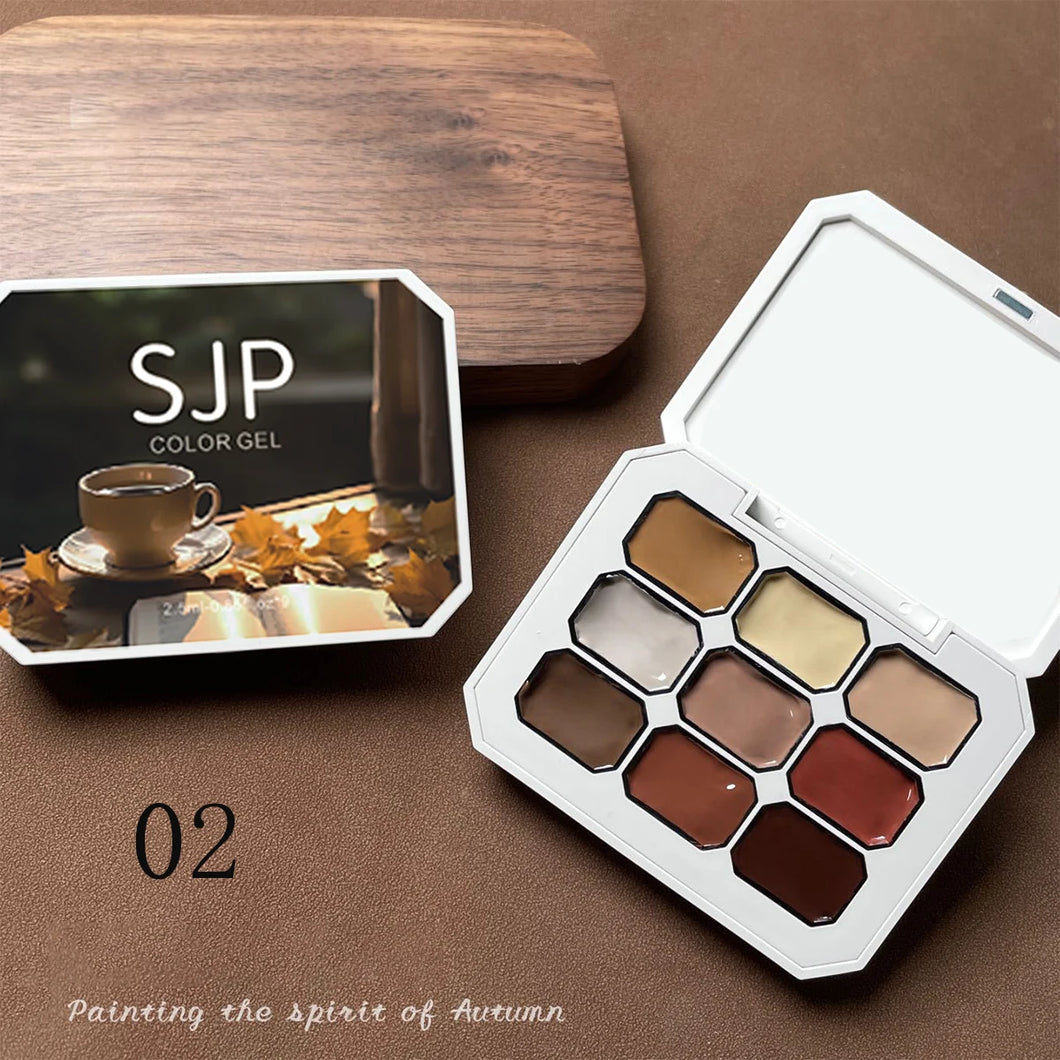9-grid color painting glue