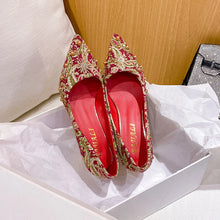 Load image into Gallery viewer, Wedding Shoes Square Buckle
