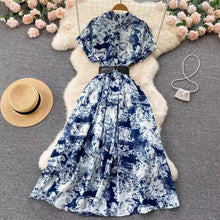 Load image into Gallery viewer, French Retro Shirt Dress

