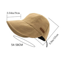 Load image into Gallery viewer, Foldable Wide Brim Sun Hat

