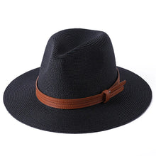 Load image into Gallery viewer, Natural Panama Straw Hat
