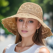 Load image into Gallery viewer, Korean version new straw hat
