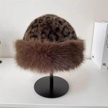 Load image into Gallery viewer, Hot Leopard Print Faux Fur Hat
