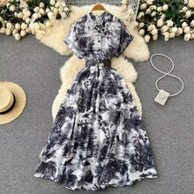 Load image into Gallery viewer, French Retro Shirt Dress

