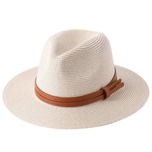 Load image into Gallery viewer, Natural Panama Straw Hat
