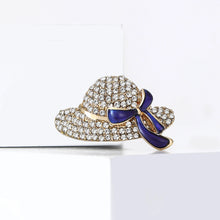 Load image into Gallery viewer, Luxury Rhinestone Sun Hat Brooches
