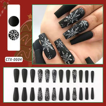 Load image into Gallery viewer, 24Pcs Medium Long Acrylic  Press On Nail
