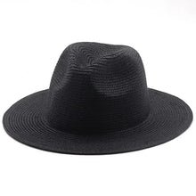 Load image into Gallery viewer, Natural Panama Straw Hat
