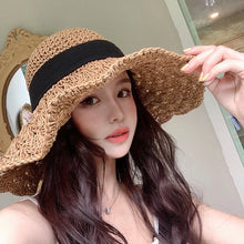 Load image into Gallery viewer, Women Straw Hat Big Brim
