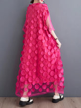Load image into Gallery viewer, Spliced Polka Dot Vintage Dresses
