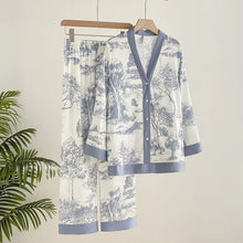 Load image into Gallery viewer, Ice Silk Print Fashion Women Pajama

