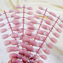 Load image into Gallery viewer, 120Pcs French Nude Pink Almond Press-On Nails
