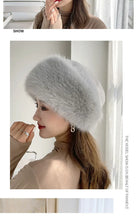 Load image into Gallery viewer, Women&#39;s Imitation Fur Fox Pullover Hat
