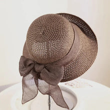 Load image into Gallery viewer, Wide Brim Straw Hat
